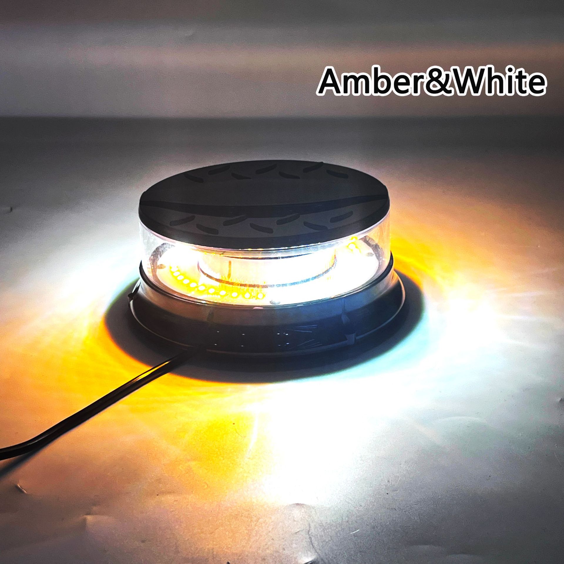 One-To-Two Alarm Led Light, Roof Atmosphere Warning, Waterproof, Color-Changing Emergency Strobe Light with Strong Magnetic Base