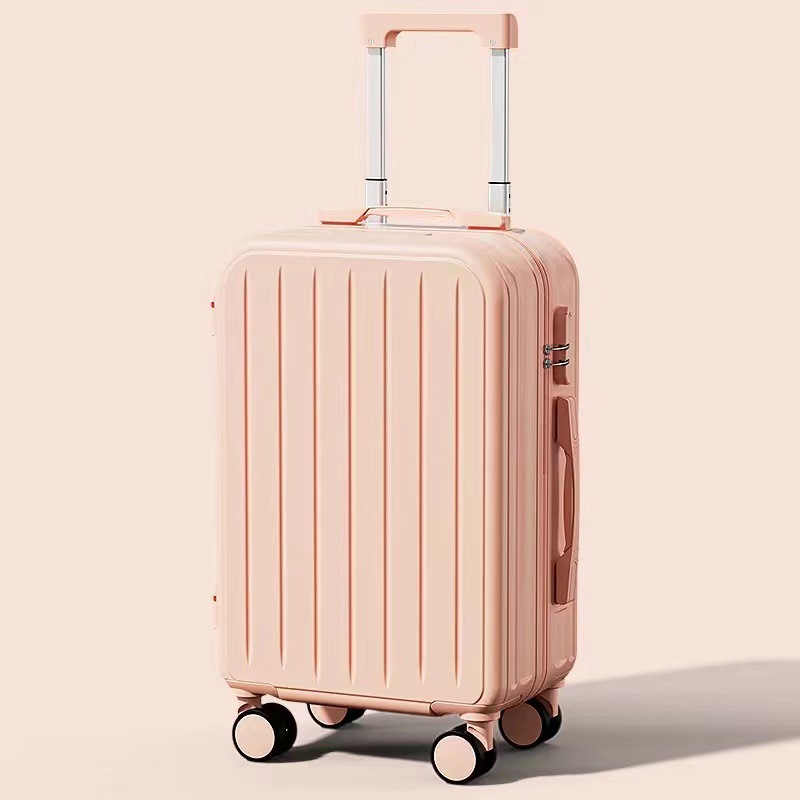 Nuevo equipaje trolley de las mujeres mudo rueda universal estudiante masculino contraseña de viaje funda de cuero fuerte y duradero