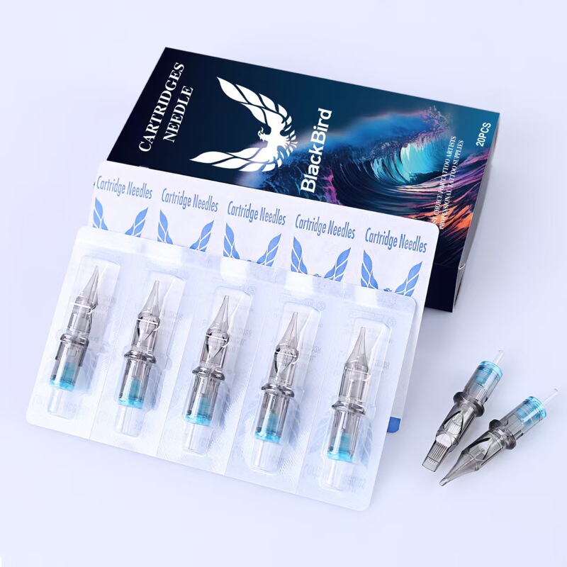 Disposable Tattoo Needle Tattoo Needle Tattoo Ink Cartridge Needle Black Bird 1 Generation Small Blue Tattoo