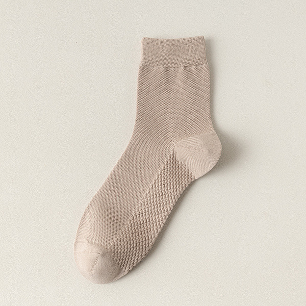 Men's summer thin breathable sports cotton knee socks