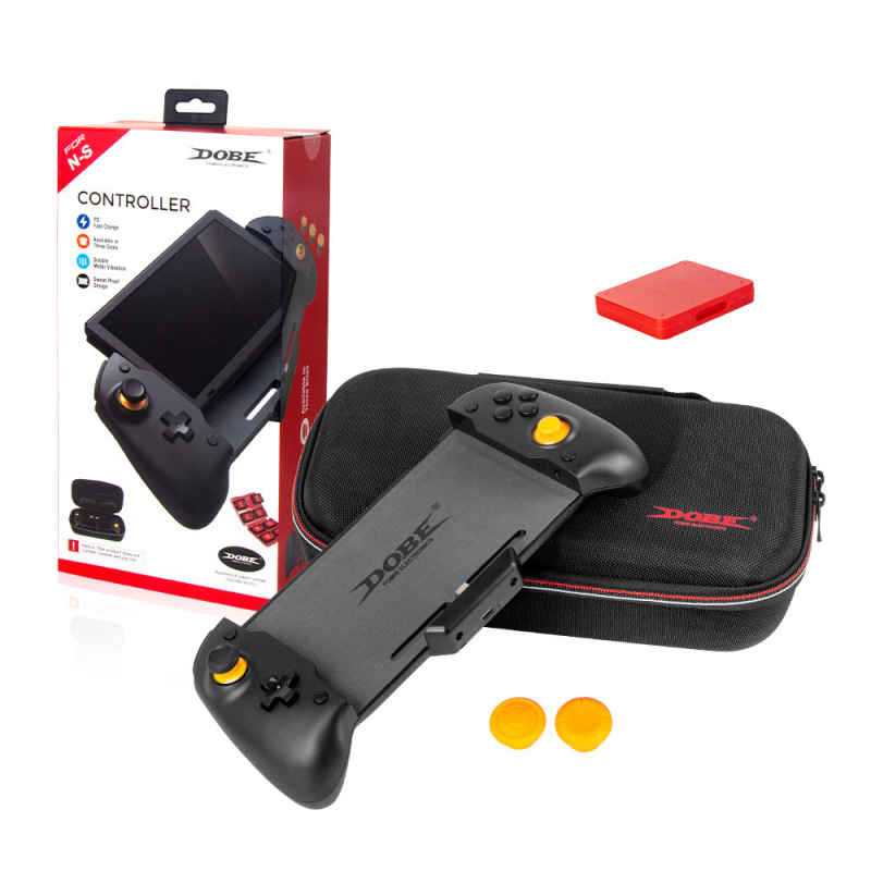 Switch in-line handle with storage bag card box handle NS oled handle plug and play large grip handle
