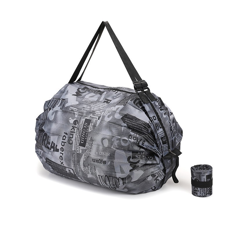 Fábrica de gran capacidad plegable bolsa de compras plisada camuflaje multicolor Oxford tela de almacenamiento portátil protección del medio ambiente bolso