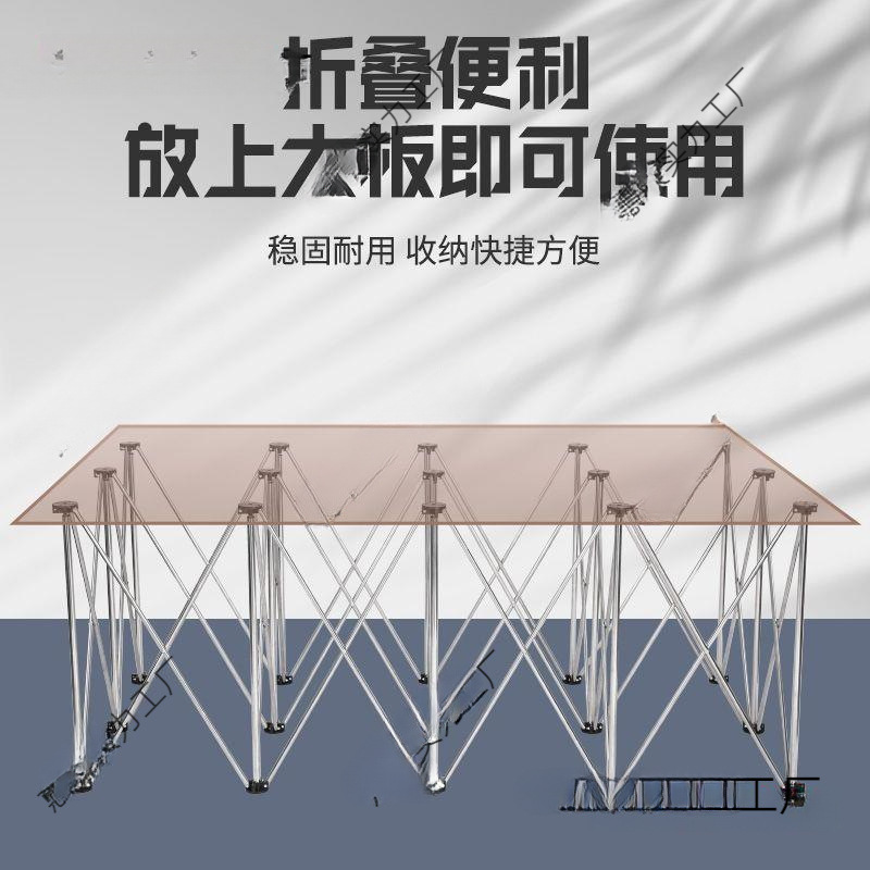 工作台架子移动木工瓷砖伸缩支架摆摊便携蜘蛛腿新款折叠装修简易