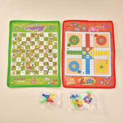 国境を越えた新しいアマゾンパズルチェスゲームフライングLUDOマルチチェスボード子供用パズルヘビはしごチェスゲーム