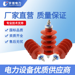 Yujie 10Kv Composite Gap-Free Zinc Oxide Arrester Hy5Ws-17/50 Distribution Type Z Power Station R Capacitor Type