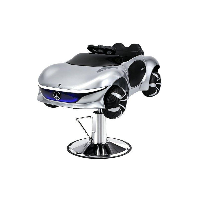 Silla de peluquería transfronteriza para niños silla de cabello giratoria silla de elevación salón de peluquería multifuncional asiento de automóvil de dibujos animados al por mayor image 95