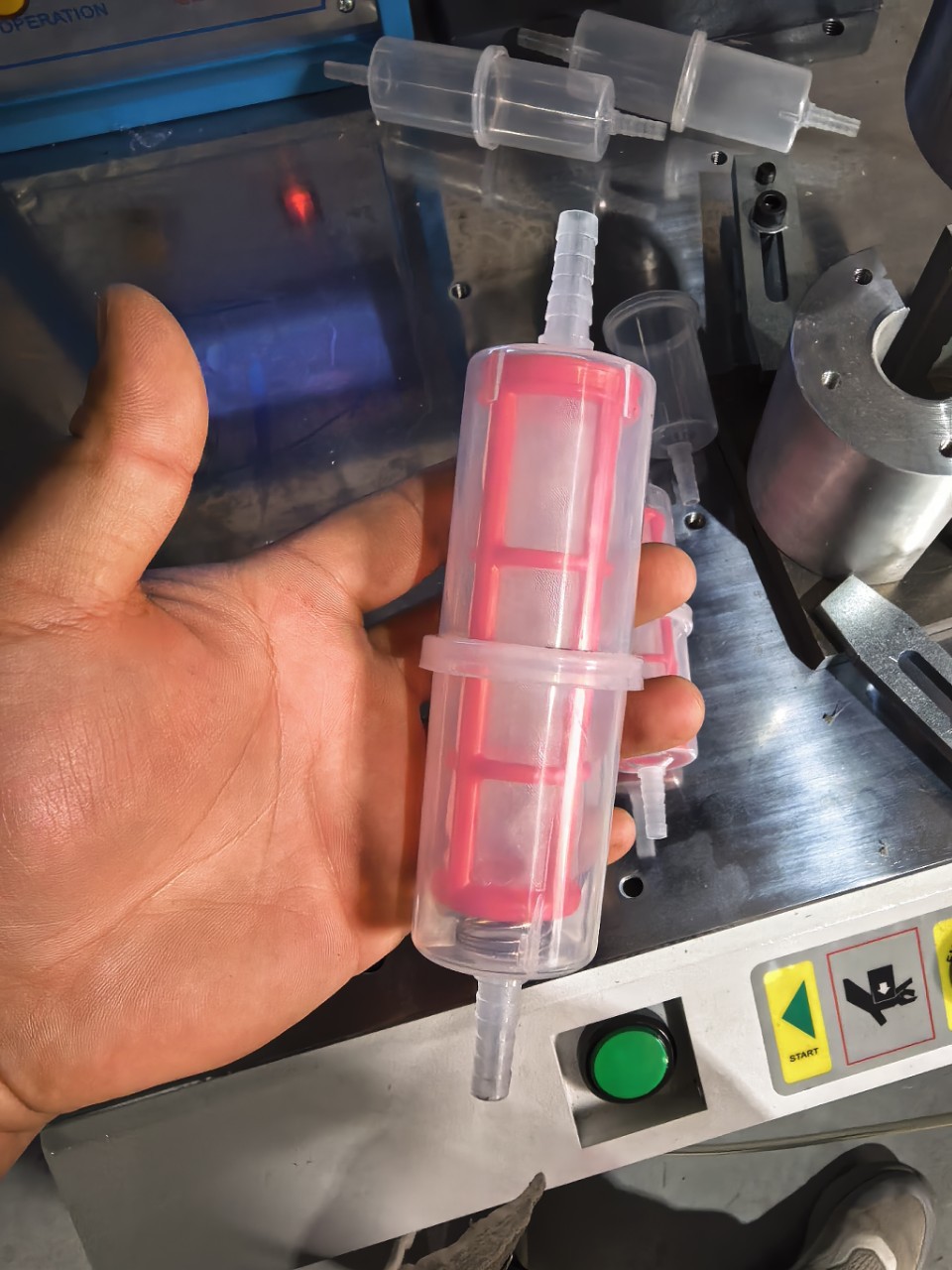 Car and Motorcycle Plastic Filter Element Solution Filter Filter Net 8-10mm Large Diameter Automotive Fuel Filter Element