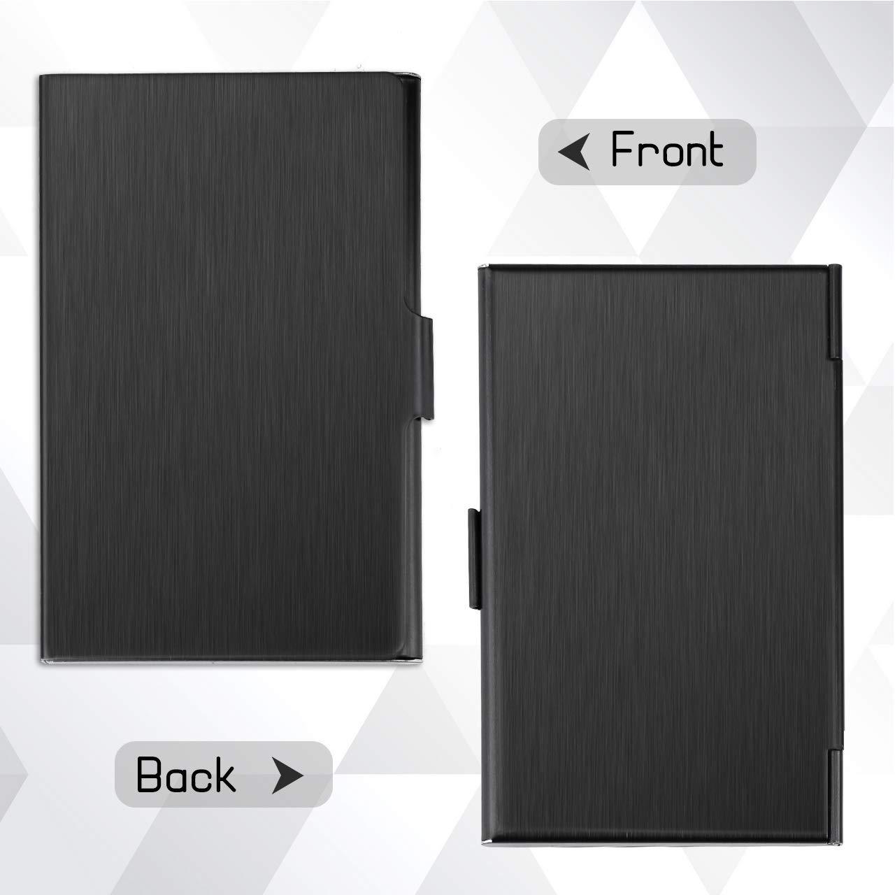 Caja de tarjeta de visita cepillada electrochapada de acero inoxidable caja de tarjeta creativa de moda de gama alta de terciopelo caja de almacenamiento de soporte de tarjeta de visita ultrafina