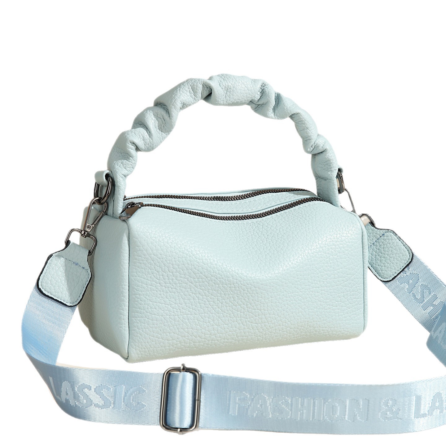 2025 nuevo bolso de mensajero de estilo perezoso de moda simple y versátil, hombro ligero de moda