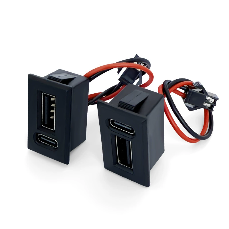 USB-разъем зарядки type-C с криволинейной поверхностью для USB-материнской платы зарядная розетка настольная лампа питание мобильная розетка