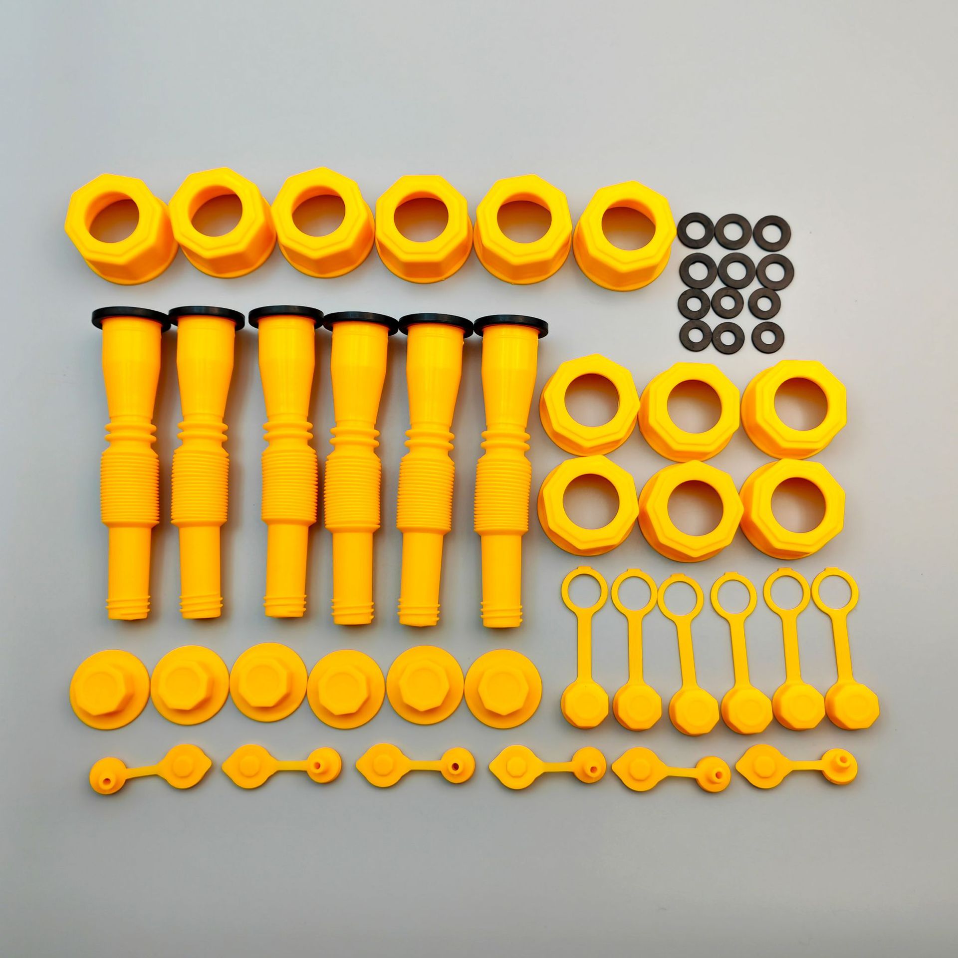 Gallon barrel filling pipe hexagon nut non-slip nut car self-service filling pipe plastic plug exhaust tail plug oil