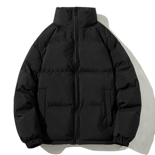 2024 Winter Men's Cotton Coat Winter Coat Couple Coat Thickened Cotton Coat Work Coat Short Coat Bread Coat Cotton Coat