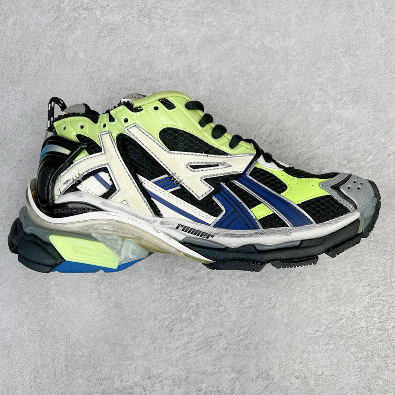 高定版B家のお父さんの靴のパリの7世代のジョギングの靴のRUNNERは旧をしてレジャーの運動靴の男女の金を高めます。|undefined