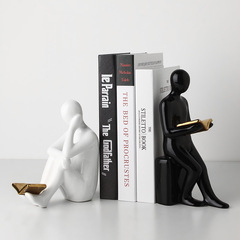 Bihamei Ceramic Creative Bookend Character Accent Piece Entrance Hall Living Room Bar TV Stand Office Light Luxury Decor