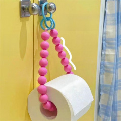 ドーパミンローズレッドビーズペーパータオルホルダーパンチフリーロールペーパーホルダーバスルームトイレットペーパー収納ラック