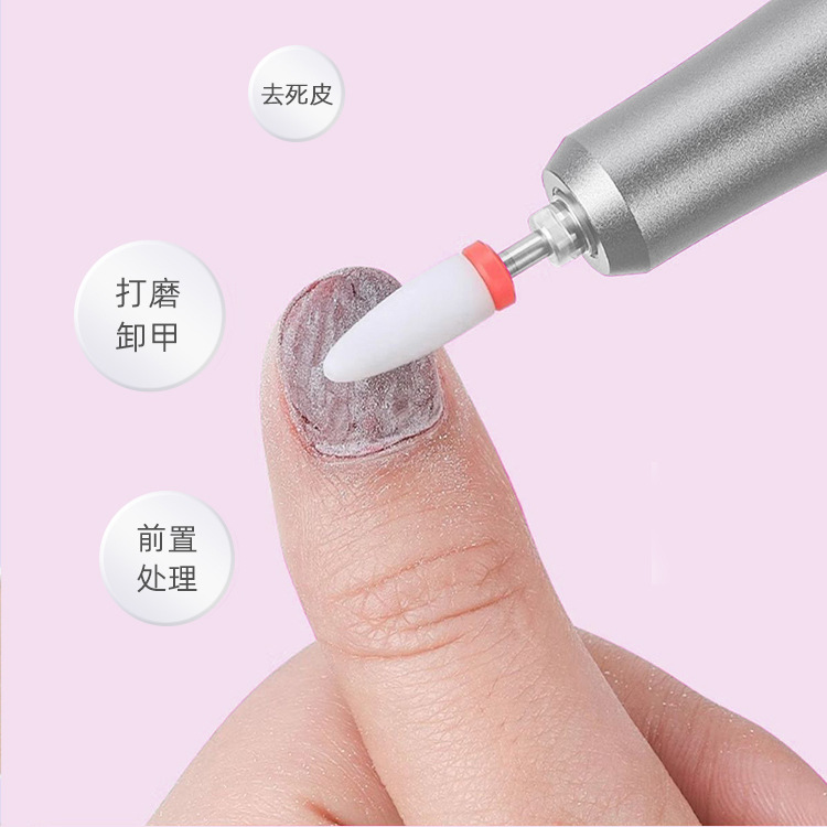607 nuevo amolador portátil de uñas profesional herramientas de uñas 45000 rpm máquina de pulido eléctrica de uñas