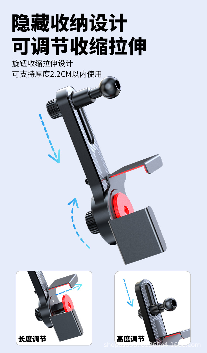 Mobile Phone Car Holder, High-Looking Central Control Screen, Floating Screen, Special Gravity-Type Automatic Clamping and Shock-Proof Mobile Phone Holder