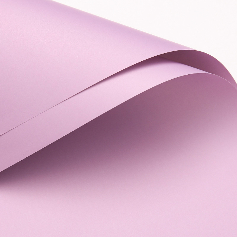 Papel Ouya monocromo al por mayor película nacarada impermeable embalaje de ramo de papel papel estilo coreano papel de regalo de flores del día de San Valentín