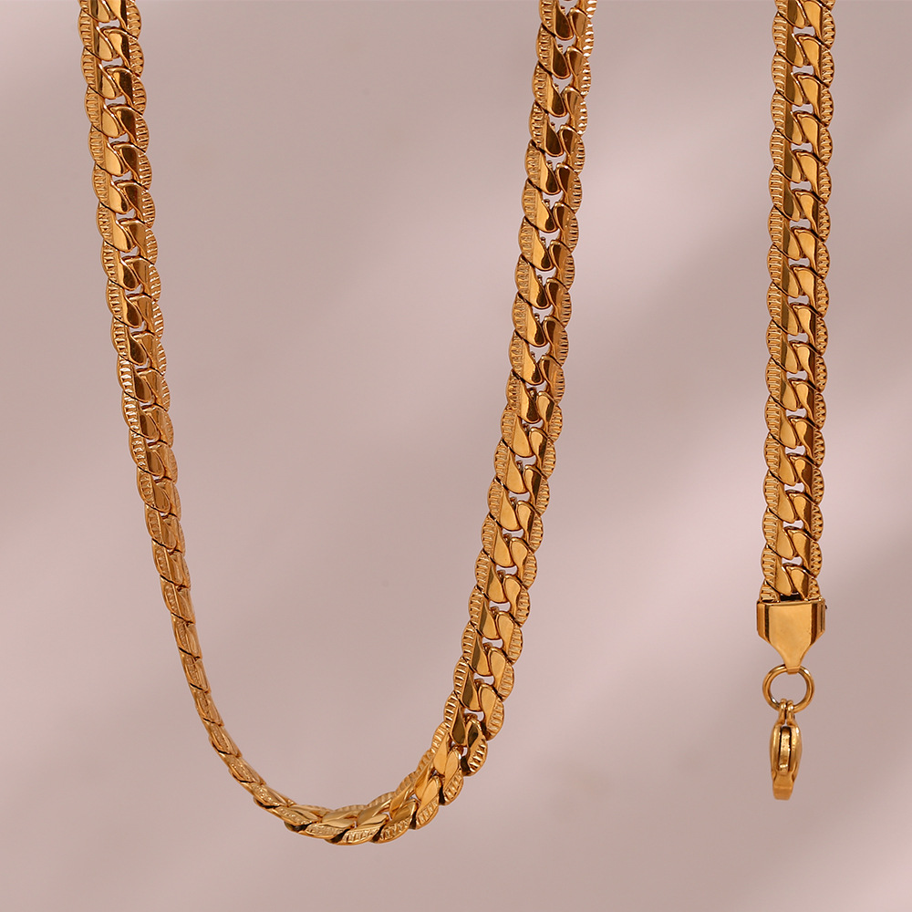 10g Weight 0.03µm-0.05µm Gold Plating Thickness PVD Coated Gold Plating Process Real Gold Plated Plating Material 304 Stainless Steel Pendant Material Necklace Classification 304 Stainless Steel Chain Material 18K Gold Plating Color 1 Piece Quantity Daily Occasion 304 Stainless Steel Material Geometric Pattern Women'S Gender Fashion Style Waterproof Non Tarnish, Plating Craft PVD Coated Real Gold Plated 18K Gold Geometric 304 Stainless Steel Fashion Waterproof Non Tarnish 304 Stainless Steel Necklace 无