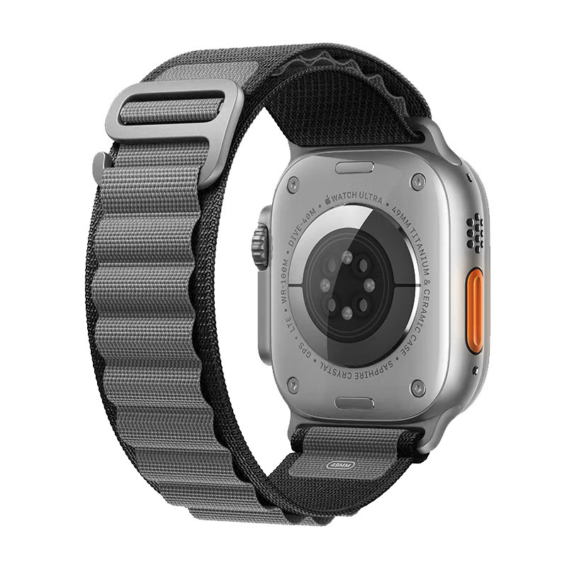 Correa de Apple aplicable Correa de iwatch tejida de anillo de montaña Correa de reloj Apple s10ultra 46