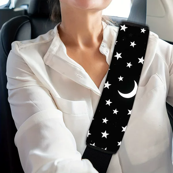 Cross-Border Export Export Amazon Car Seat Belt Shoulder Cover for All Seasons, Customized with Pictures