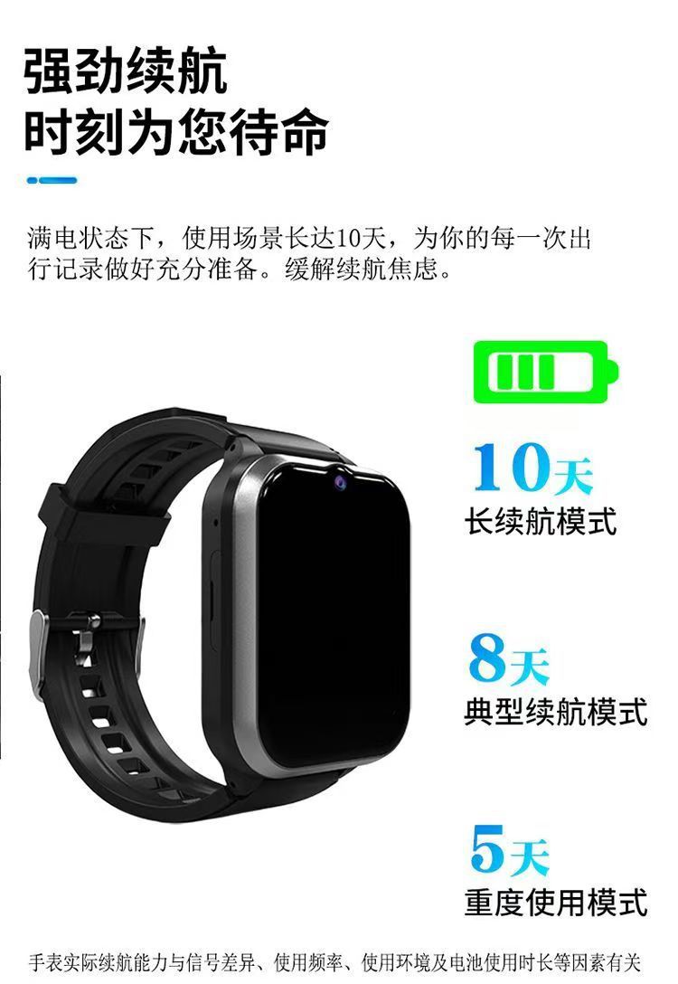 The elderly smartwatch can be used for communication, exercise, heart rate, blood pressure, blood oxygen, and fall alarm. It is a watch for the elderly undefined