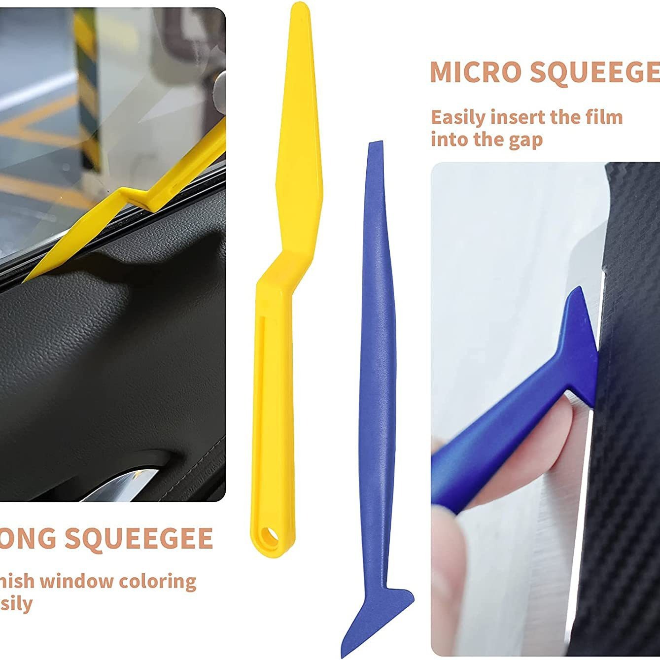 31 piezas herramientas de película de coche raspador de plástico que contiene raspador de fieltro de tela, cuchillo de talla, cuchilla y guantes