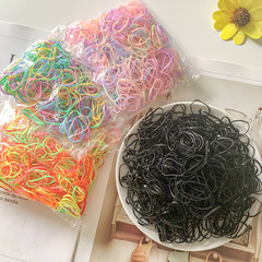 不傷發一次性小皮筋強拉不斷高彈力小女孩成人通用髮飾拆皮筋神器