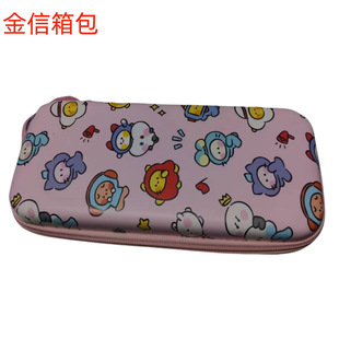 eva Headphone Bag Square Cartoon Storage Bag Multifunctional Daily Digital Portable Power Bag eva Bag
