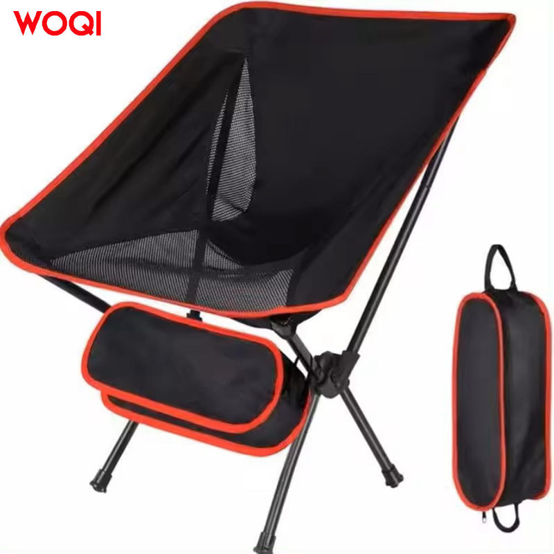 WOQI outdoor travel camping portable folding compact camping chair suitable for outdoor