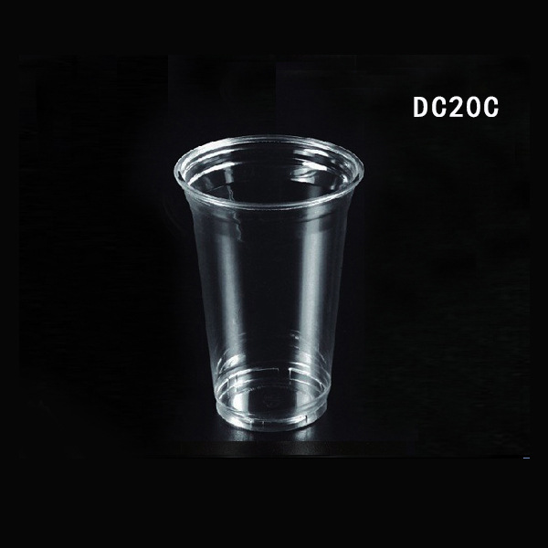 东塑98口径20oz600ml一次性pet透明塑料杯 奶茶/咖啡/果汁/冷饮杯