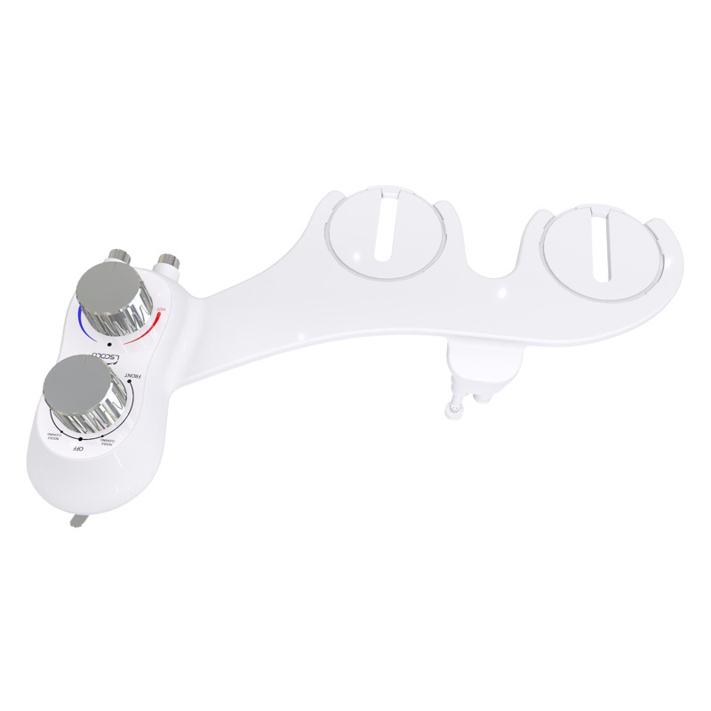 Dispositivo de lavado de glúteos, bidé para inodoro, lavador de partes íntimas, lavador de glúteos, ajustable con agua fría y caliente, no requiere electricidad, dispositivo de higiene personal.
