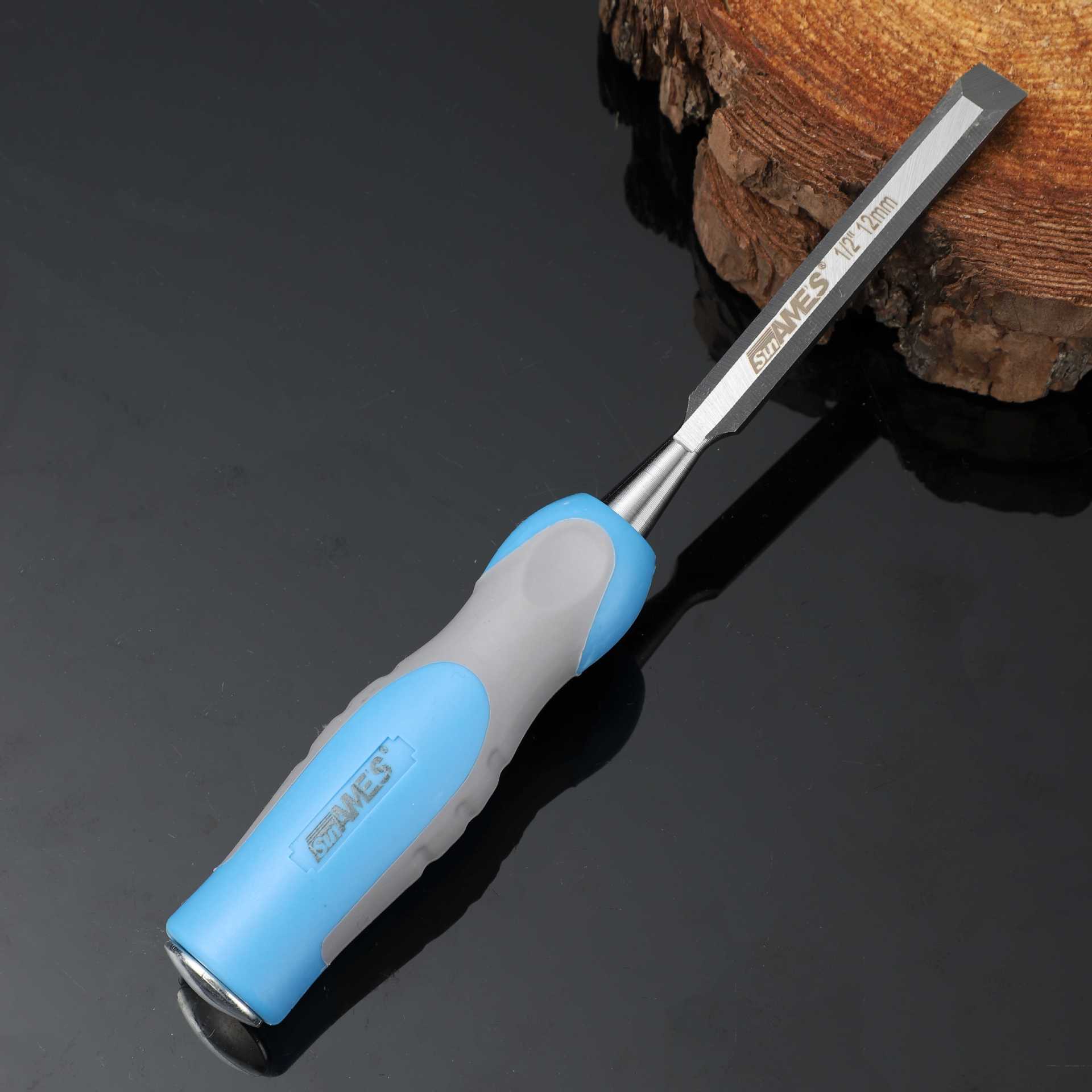 新款高碳钢多功能雕刻刀塑料手柄木工凿木工专用穿心凿厂家批发