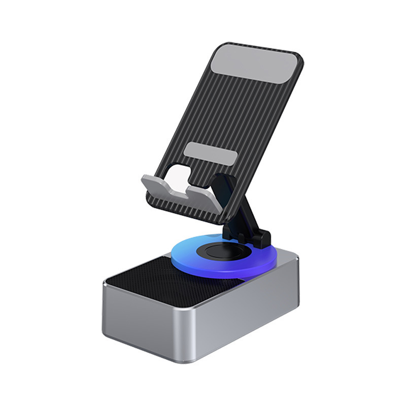三合一携帯電話スタンドbluetoothオーディオ充電宝通話スピーカー多機能折り畳み式回転デスクトップ|undefined