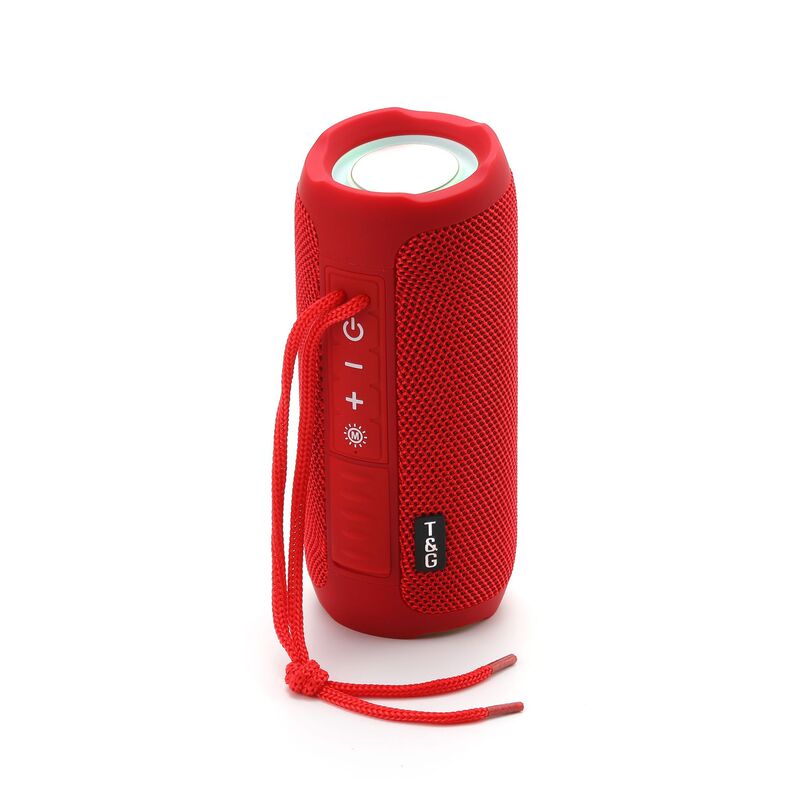 国境を越えて人気のある無線bluetoothオーディオtg227布芸bluetoothスピーカー防水ポータブルusbカードサブウーファ|undefined