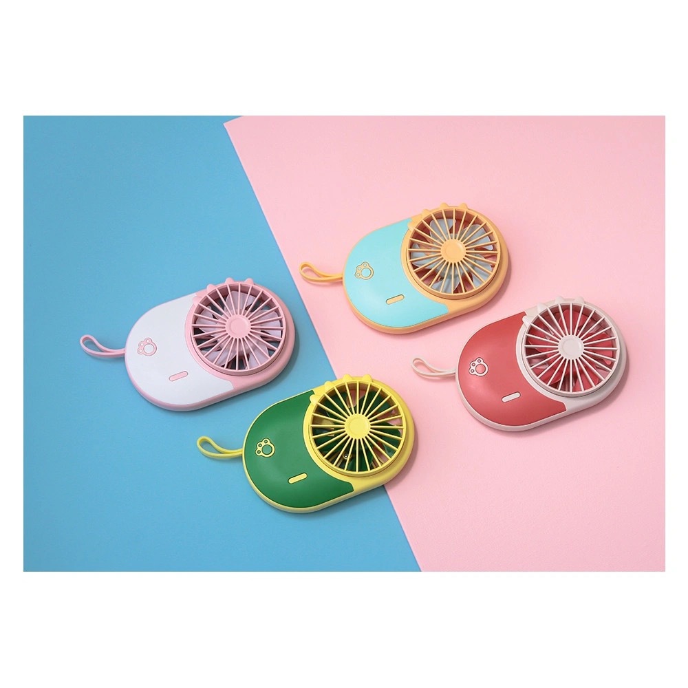 新款卡通USB充电便携手持户外出行儿童学生迷你小风扇创意便携式