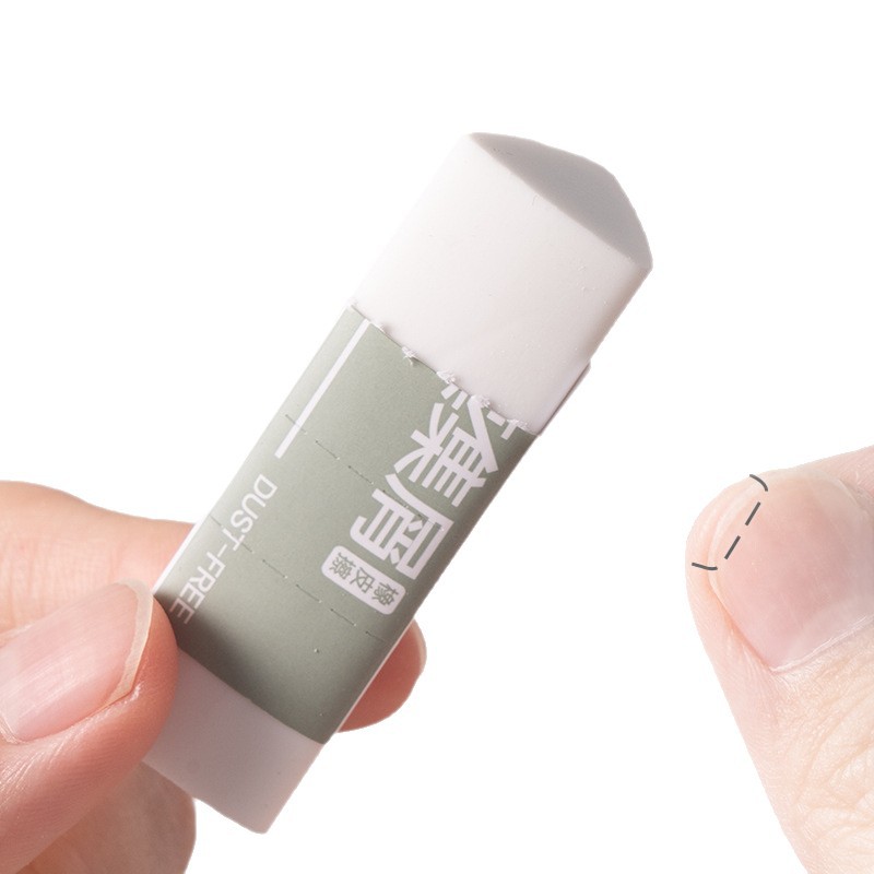 Delex Neusei Eraser NS037 blanco, residuos de oficina, borracha de boceto de borracha de exámenes para estudiantes