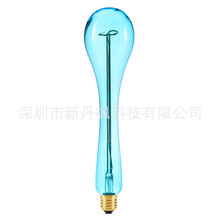 DIY水滴造型彩色玻璃外壳氛围装饰灯泡 E26 E27 LED造型灯 WD80