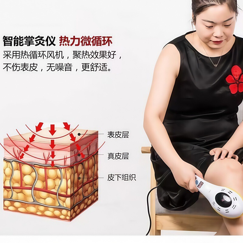 スマート灸器、掌灸器、ポータブル家庭用美容院灸箱、湿気除去、冷え対策、理学療法、刮痧、温度調節機能付き|undefined