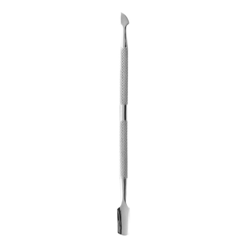 Double-headed nail supplies stainless steel portable steel push dead skin fork dead skin push nail removal Planer beauty small steel push