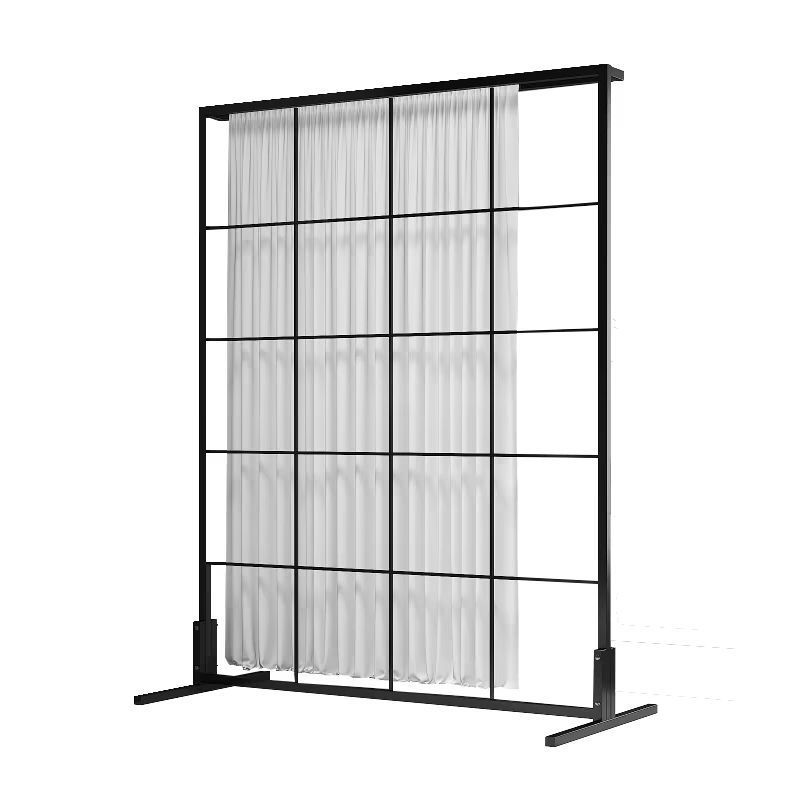Fábrica directa pared de partición pared falsa pantalla de hierro forjado sala de estar sala de estar sala de belleza sala de dormitorios pared de partición simple
