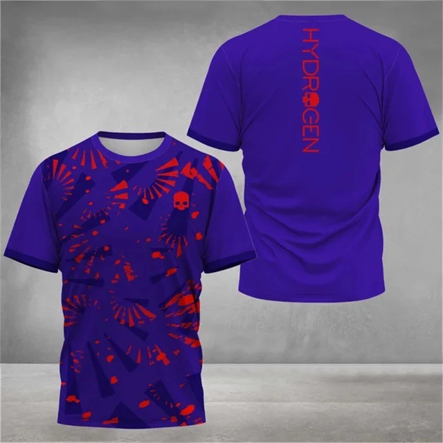 Deportes para hombres malla transpirable suelta camiseta de manga corta venta directa de fábrica moda 3D impresión digital spot