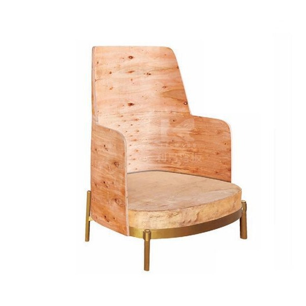 FC-AK56 italiano minimalista moderno hogar cómodo nórdico luz lujo ocio silla curvada madera contrachapada placa curvada