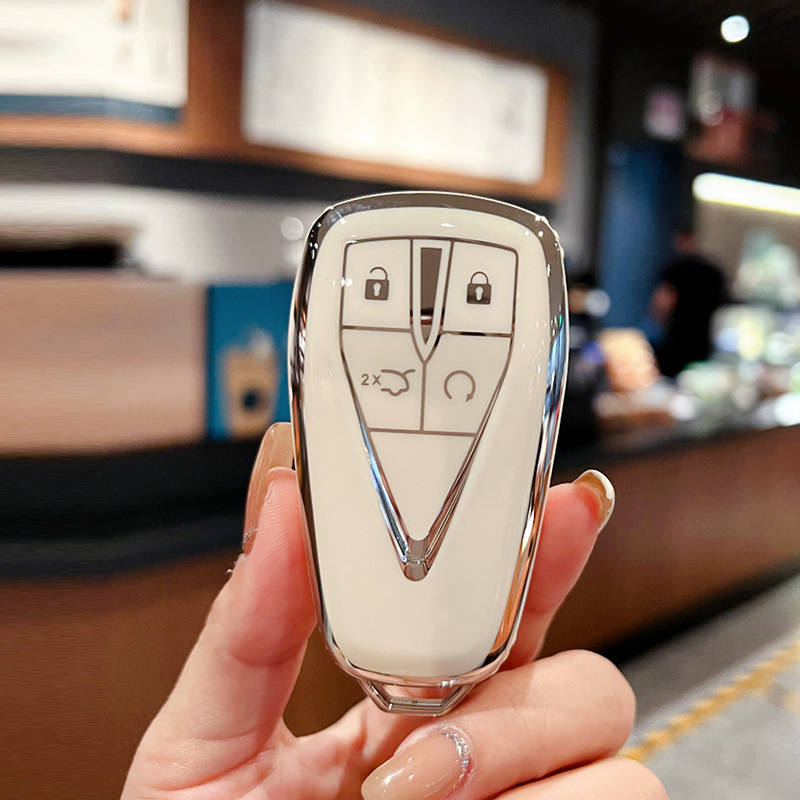 장안 C4 키 화이트 싱글 쉘