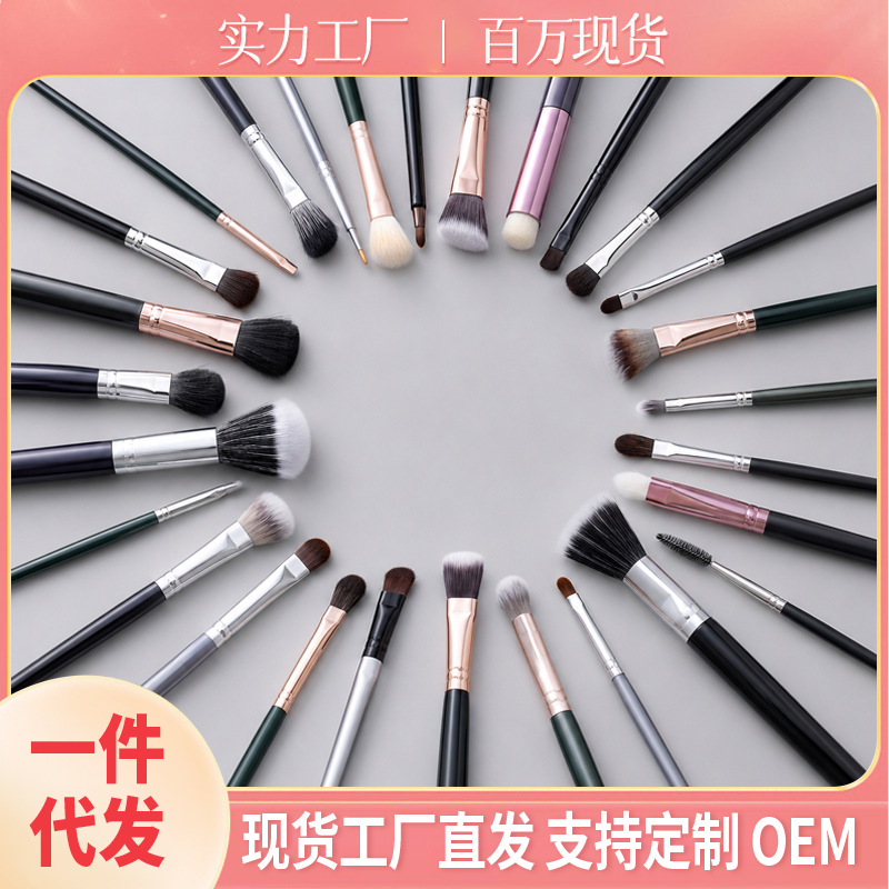Pinceles de maquillaje Cangzhou, juego completo de un solo pincel, pincel para sombra de ojos, pincel para corrector 270, pincel para sombra de nariz, pincel de detalle T22