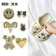 One-piece hole shoes accessories DIY point oil Love rose women's shoes accessories Star garden shoes accessories accessories