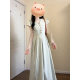 2025 New Breastfeeding dress Summer Waist Slimming Mid-length Breastfeeding Skirt Postpartum Breastfeeding Clothes Out in Spring