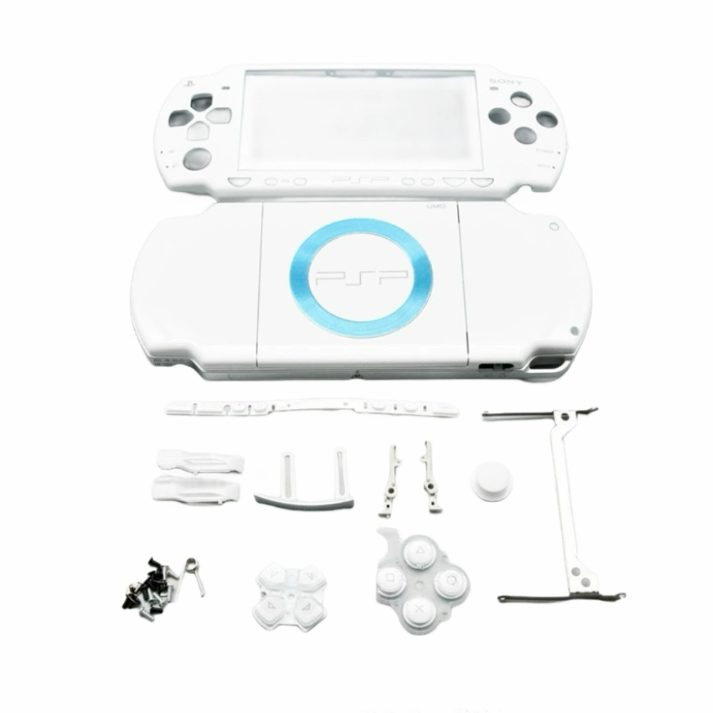 Корпус PSP2000, задняя крышка для портативной консоли PSP2000, комплект полного набора клавиш
