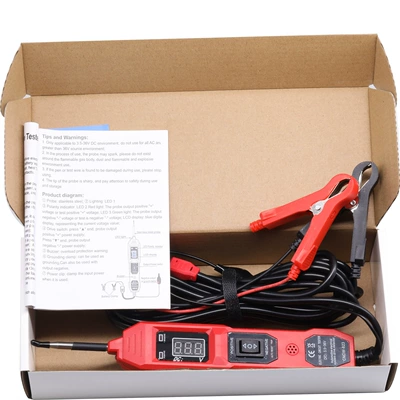 Car Circuit Tester Test Avtomobil diaqnostika alətləri - 823-red