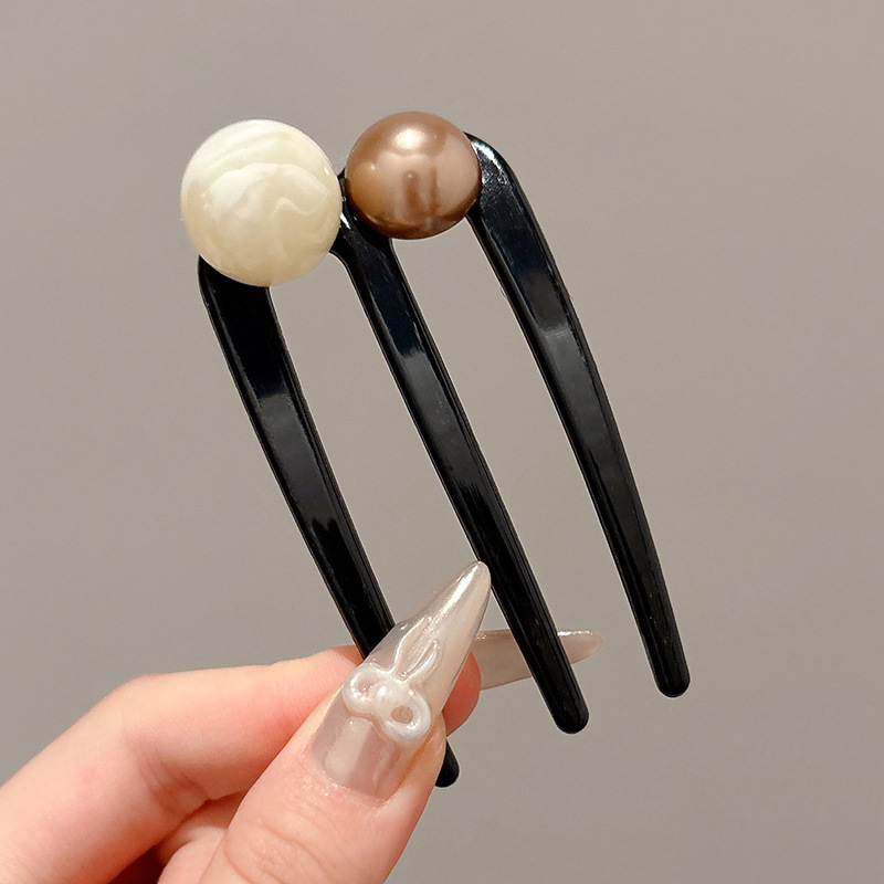 Pullets cabeza de pelo artefacto en forma de U estilo clásico de alto nivel Guo Feng placa de pelo pinzas de pelo chinesa cheongsam accesorios toques de cabeza